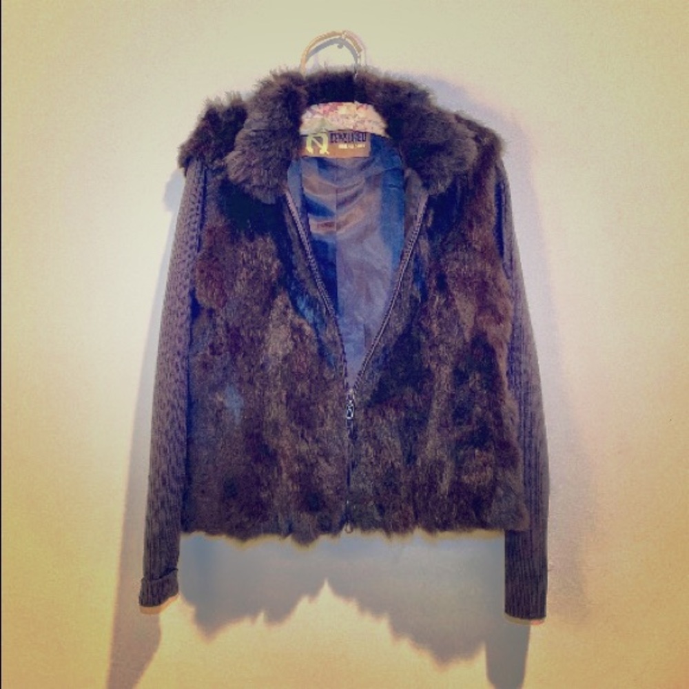 Women's Faux Fur Zip-Up Fleece